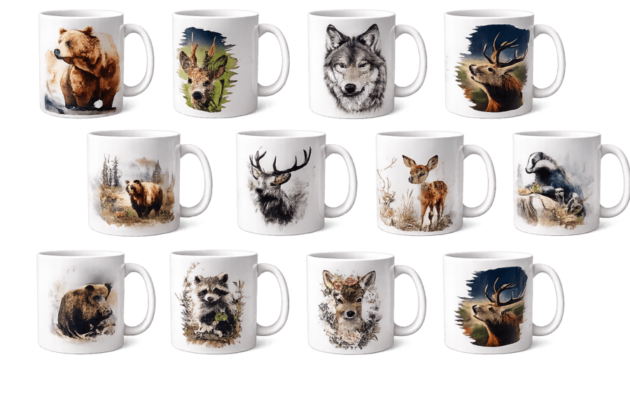 hrnčeky farebný poľovnícky mot. mk_1